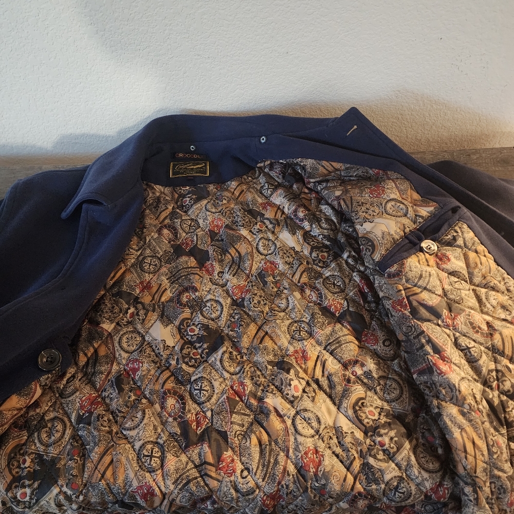 Vintage crocodile original jacket size 100 - Picture 10 of 11